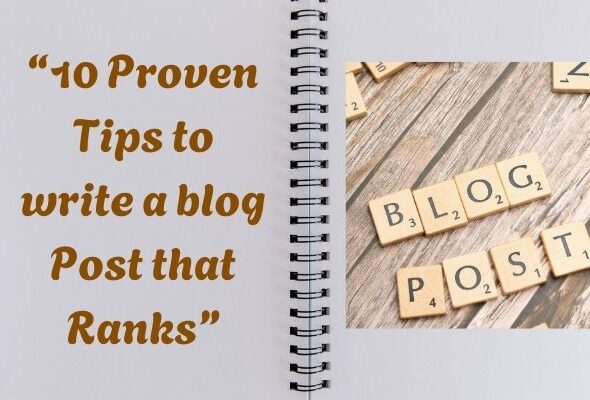 how to write a blog