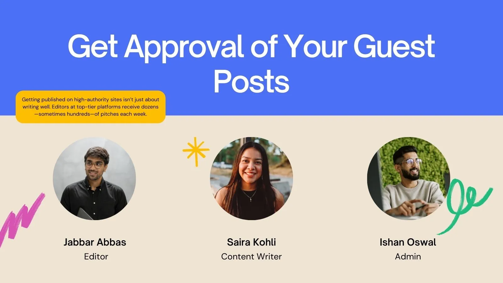 Get Approval of Guest Posting