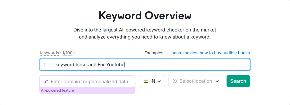 Youtube keyword research - Techiegigs
